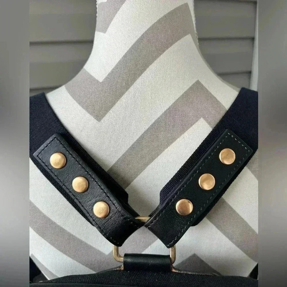 Timbuk2 x PHOEBE DAHL Travel  Convertible Backpack Black Canvas Leather - Picture 6 of 12